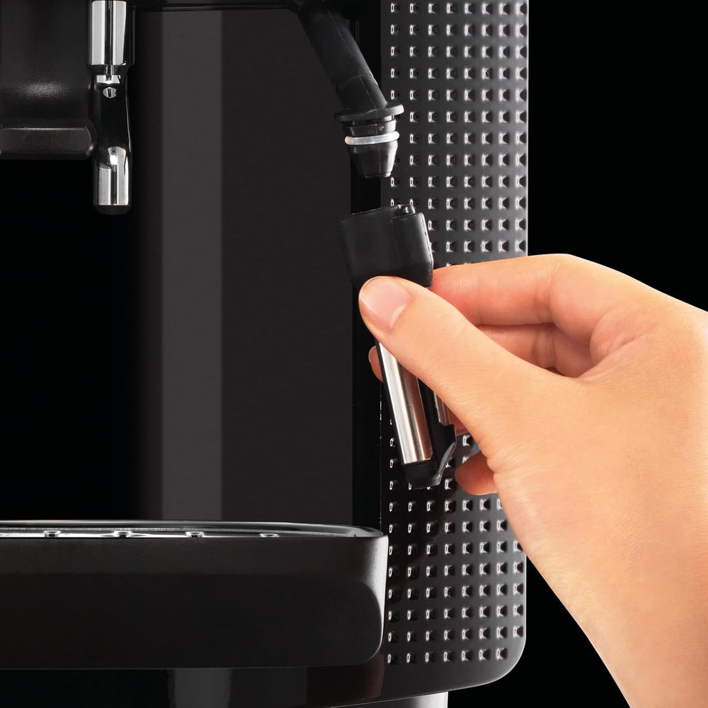 Krups Roma Kaffeevollautomat mit langlebiger Metall-Brühgruppe, Espresso, Cappuccino & Kaffee auf Knopfdruck, 1,7 l Tank, 3 Temperaturstufen und Mahlgradeinstellungen, automatische Kaffeemaschine