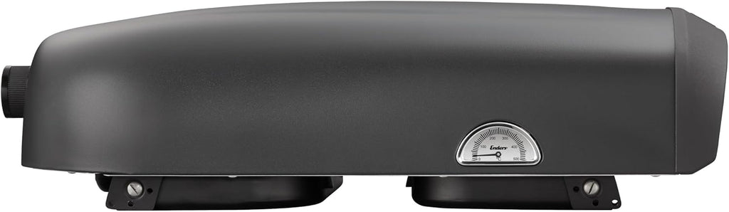 Enders® Pizzaofen PACO™, Pizzastein, Thermometer, Pizza, Edelstahlbrenner, 4kW, Cordierit-Pizzastein, stufenlos regulierbarer Edelstahlbrenner #31306, Schwarz