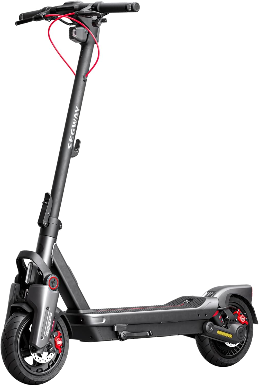 Segway-Ninebot MAX G3 D E-Scooter, bis zu 80 km Reichweite, 11 Zoll selbstabdichtende Luftreifen, Vollfederung, TFT-Display, FlashCharge, Apple Find My, faltbar, Schwarz**