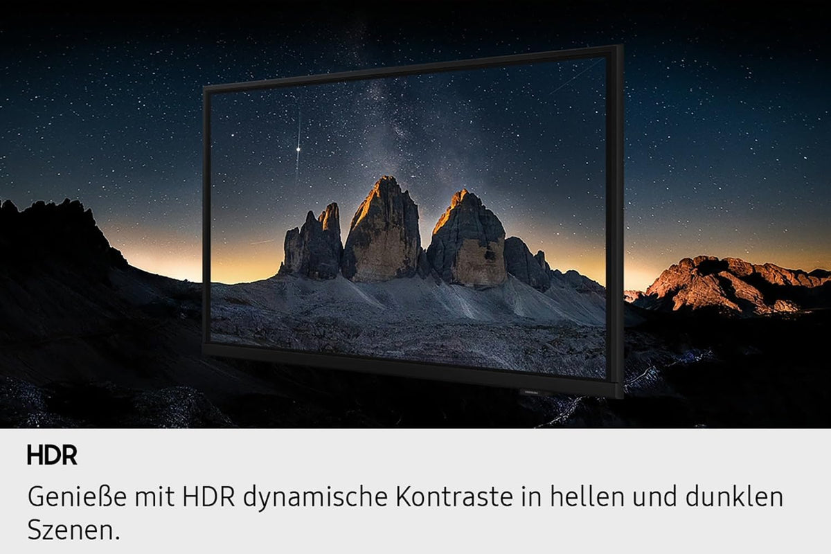 Samsung Full HD F6009F 32 Zoll (81 cm) LED Flachbildfernseher, PurColor-Technologie, HDR, Object Tracking Sound Lite, Knox Security, One UI Tizen, Smart TV, Unbegrenzt kostenlose Inhalte