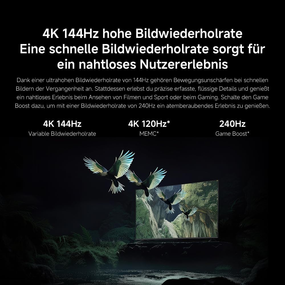 XIAOMI TV S Mini LED 65 Zoll (165 cm), 4K UHD Smart TV, HDR10+, Google TV