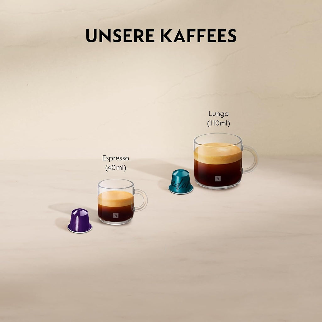 Nespresso KRUPS Essenza Mini Grau Original Kapselmaschine XN110B
