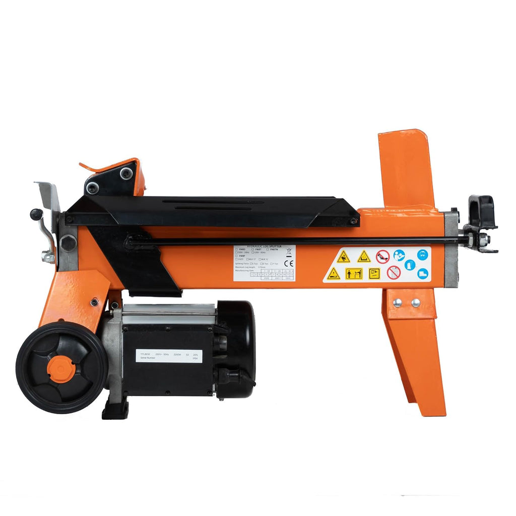 Forest Master FM8 Elektrischer Holzspalter, 5 Tonnen, strapazierfähig, FM8, für harte und gewürzte Hölzer