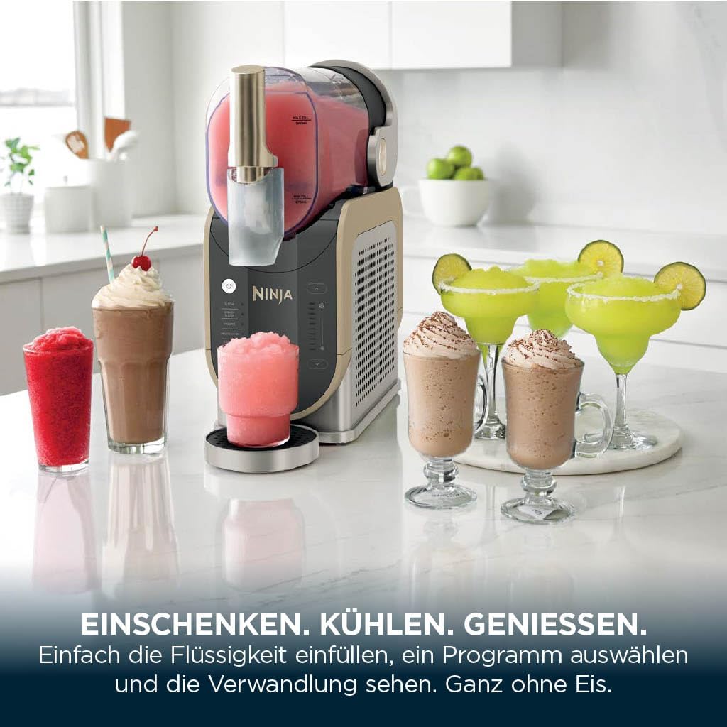 Ninja SLUSHi Maschine für Slush, fasst 1,9 L, Stone Gold, FS301EUSTGD