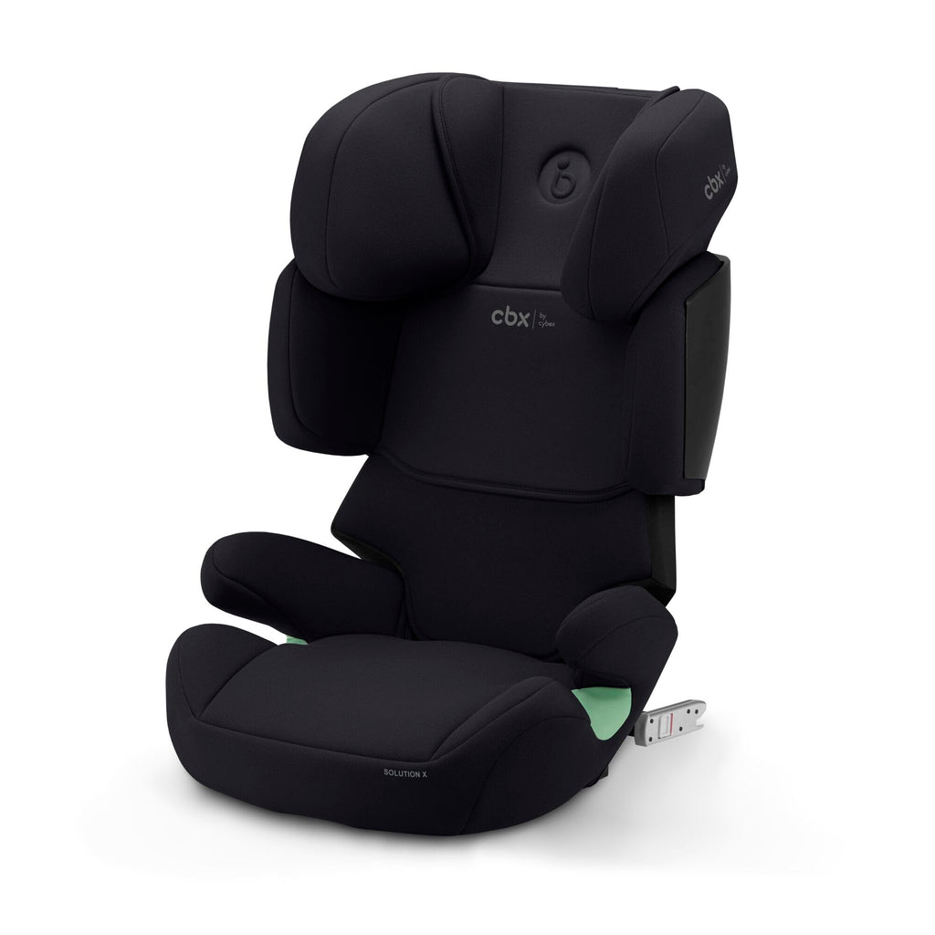CBX by CYBEX Silver Solution X i-Fix Children's Car Seat for Cars with and without Isofix, From Approx. 3 to 12 Years (100 - 150 cm), From Approx. 15 to 50 kg, Pure Black
