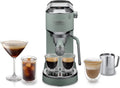 De'Longhi Dedica Duo - Manuelle Espressomaschine mit Cold Brew Grün