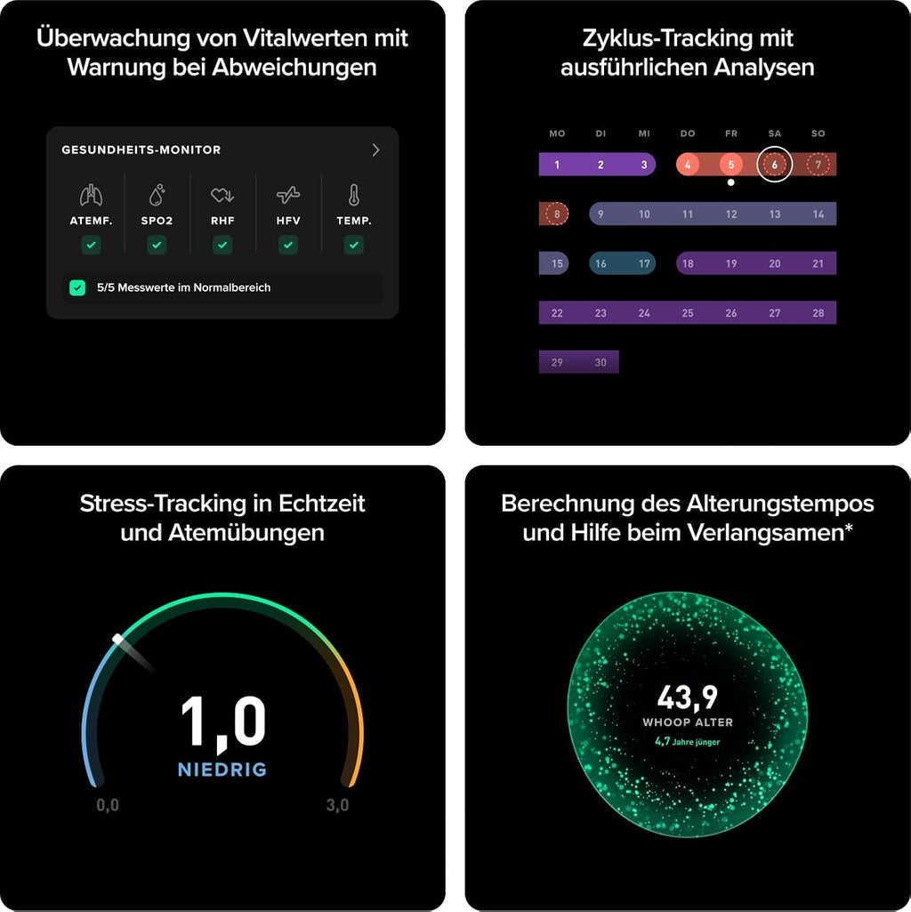 WHOOP 5.0/MG Activity Tracker - 12-month membership - Health and fitness tracker, sleep tracking, personalised coaching