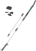 Gardena Akku-Teleskop-Baumschere HighCut 360/18V P4A Ready-to-Use Set: Bis zu 5 m Reichweite, Schwenkbarer Schneidkopf, Ergonomisch, LED-Anzeige, Kabellos (14776-20)