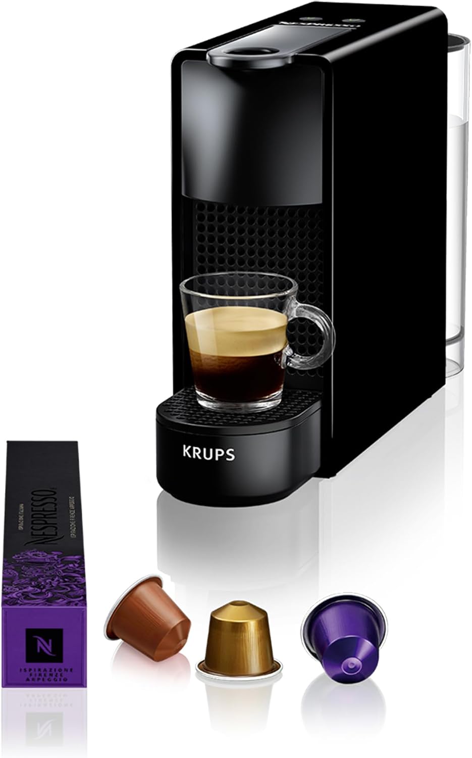 Nespresso KRUPS Essenza Mini Schwarz Original Kapselmaschine XN1108
