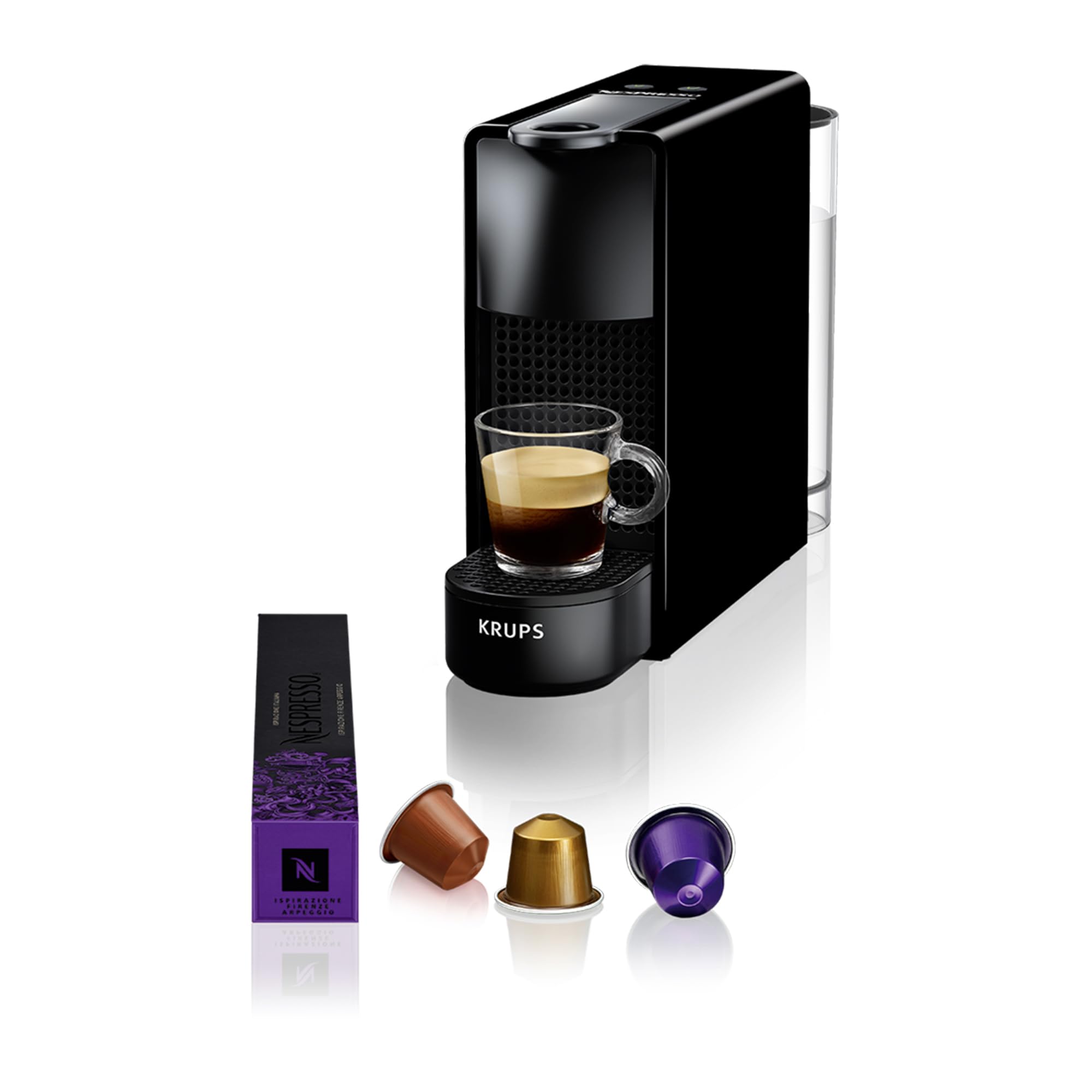 Nespresso KRUPS Essenza Mini Grau Original Kapselmaschine XN110B