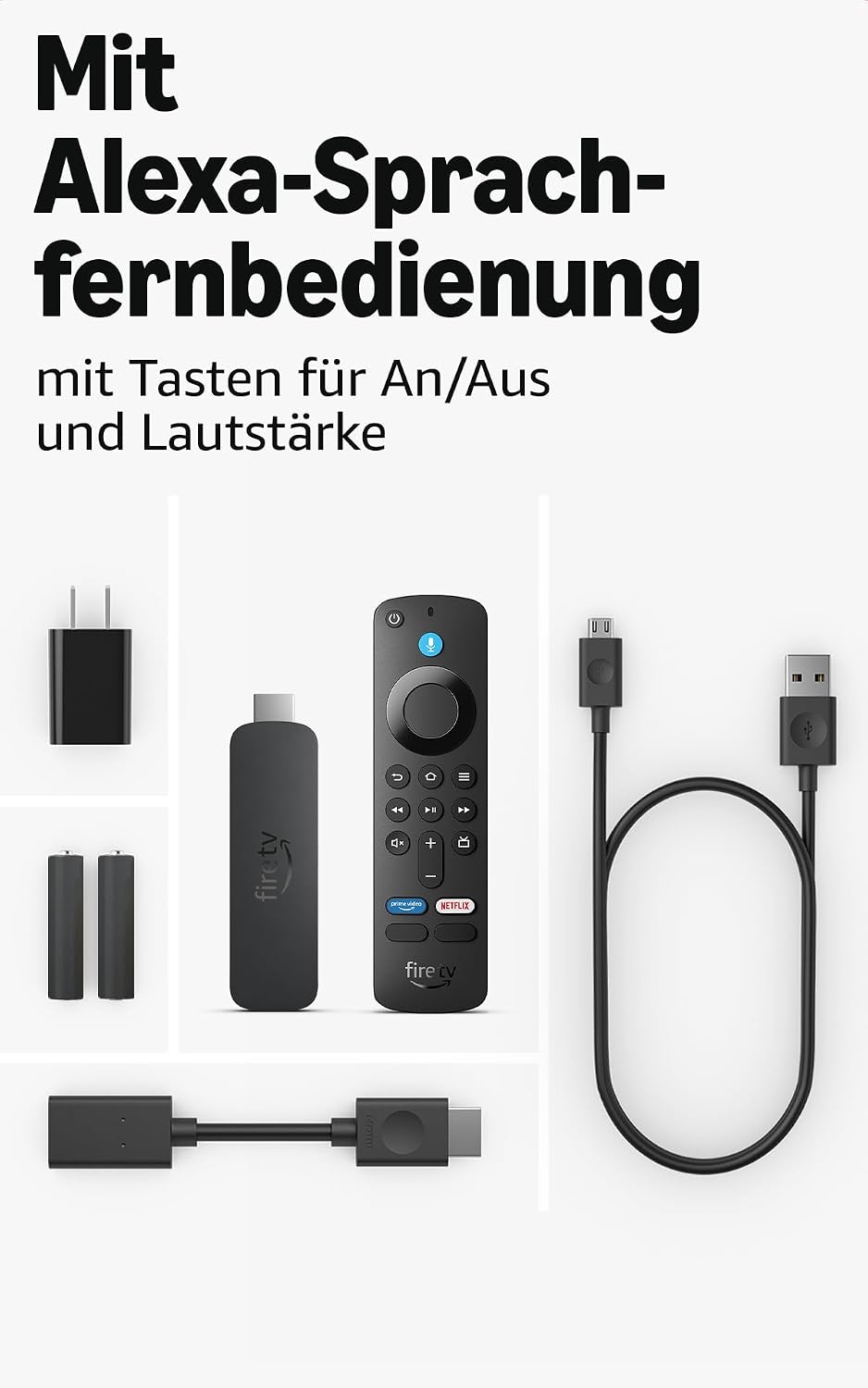 Amazon Fire TV Stick 4K Plus, supports Wi-Fi 6, Dolby Vision/Atmos, HDR10+