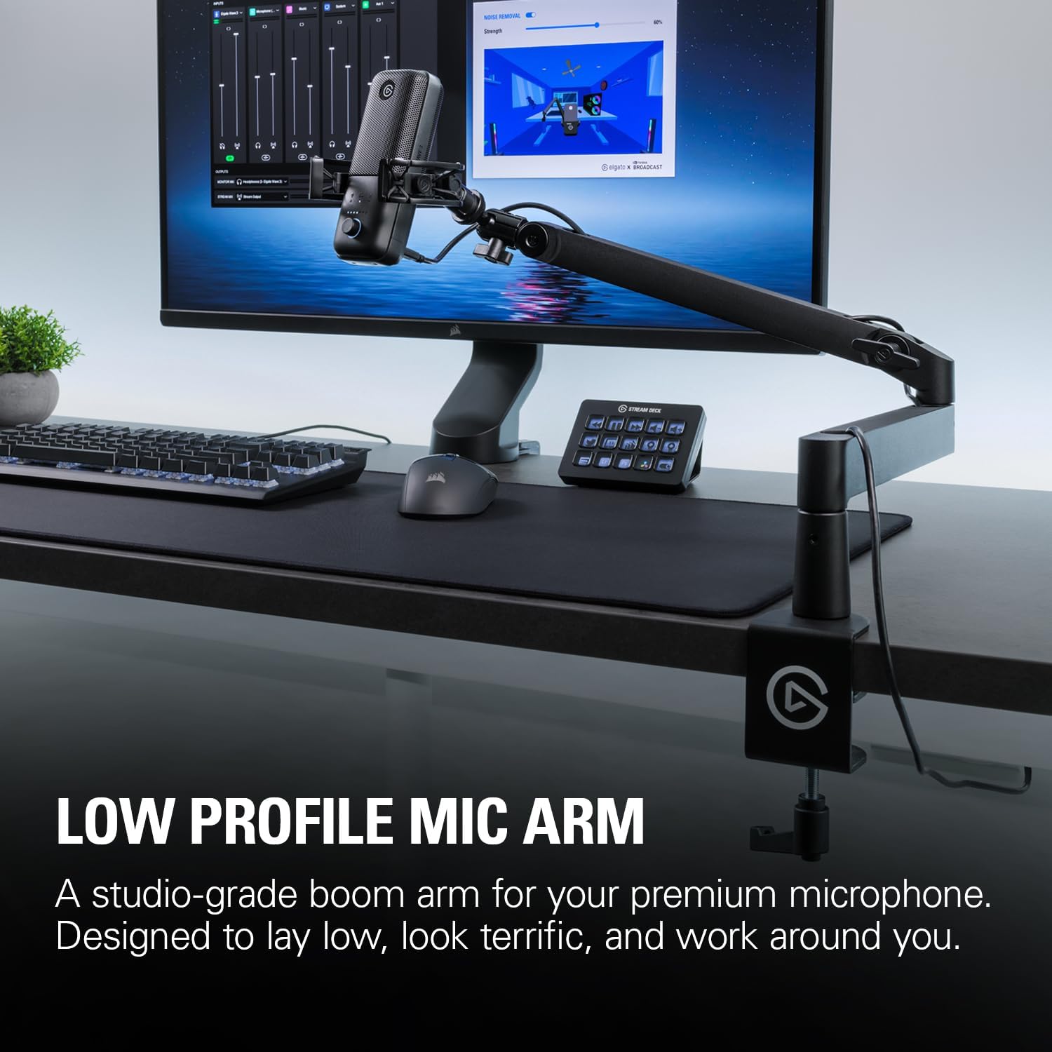 Elgato Wave Mic Arm Low Profile Microphone Boomarm
