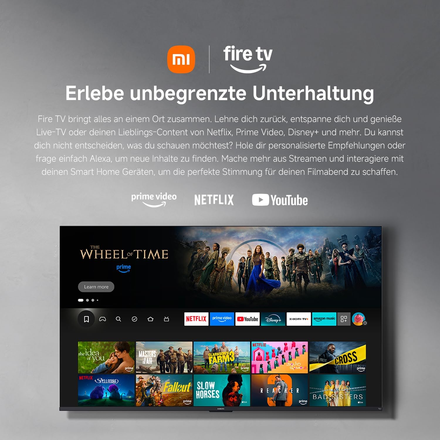 Xiaomi TV F 32, 32" HD Smart TV Fire OS7 Triple Tuner L32MB-FAEU