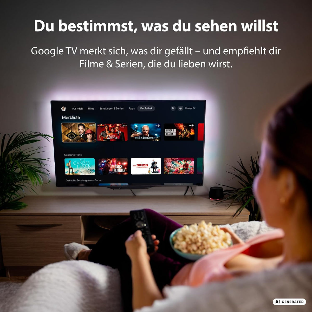 DYON nexGo 24H 24 Zoll HD Smart Fernseher mit Triple Tuner