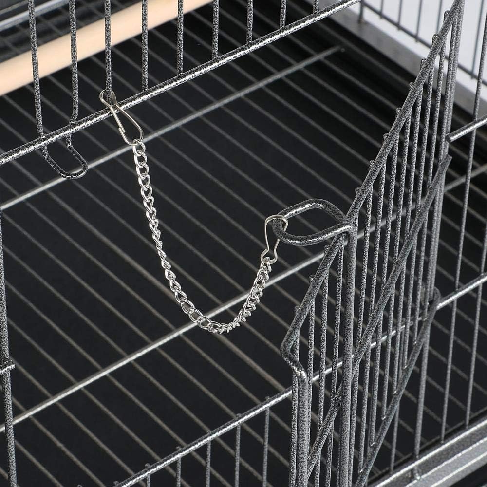Yaheetech Bird Aviary, Budgie Cage, Rodent Cage Made from Metal Bird Cage with Dirt Tray Insert for Cockatiels, Parrots, Pigeons, Parakeets, Finches