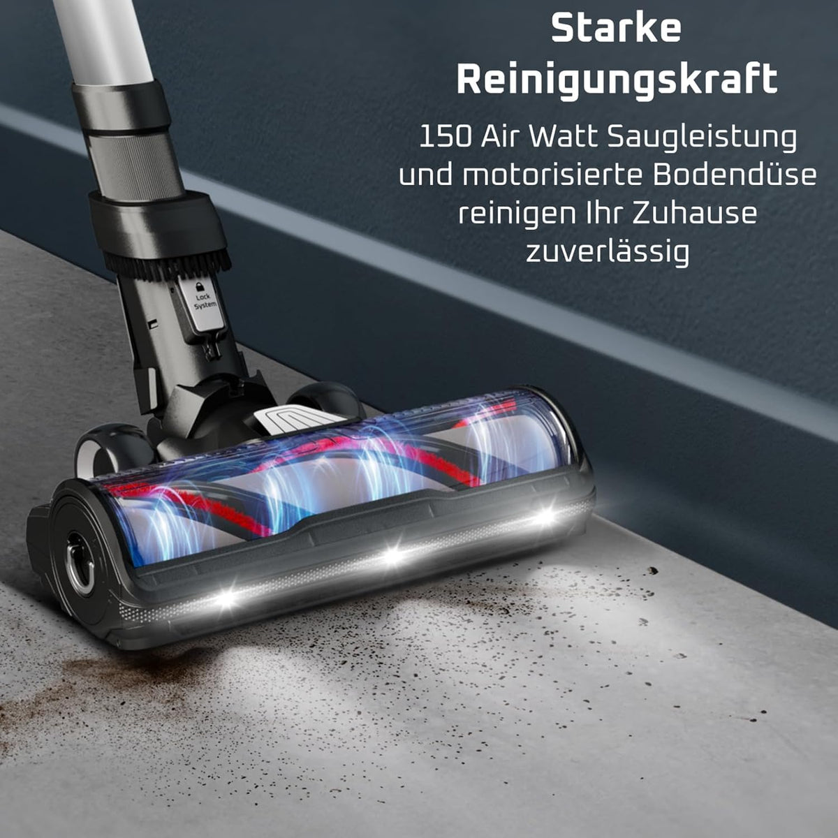Rowenta X-Force Flex 13.60 Aspirateur sans fil, modèle allergique, Puissance de nettoyage profonde, Articulation Flexible, 150 Air W, jusqu'à 60 Minutes d'autonomie, fabriqué en France, RH9A36WV