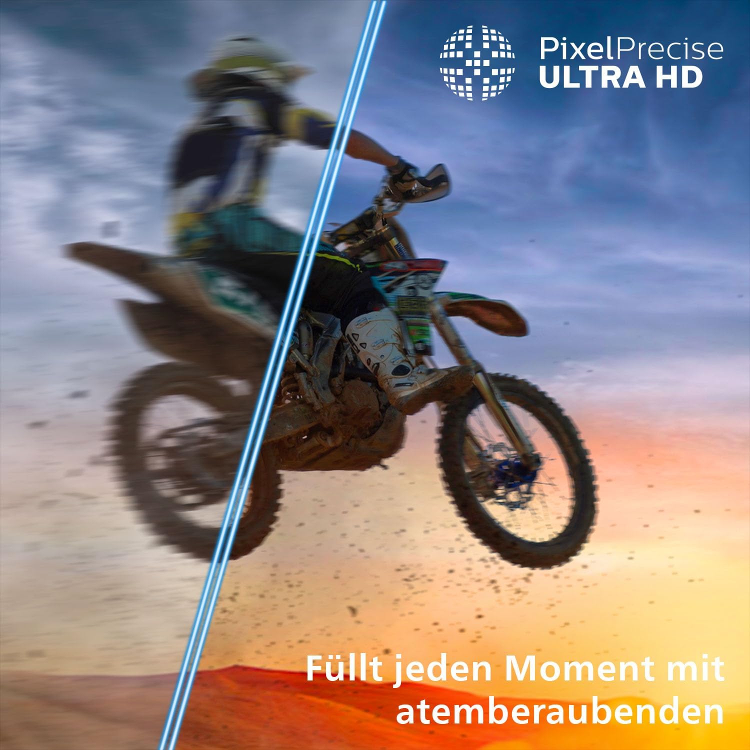 PHILIPS Ambilight 65PUS8200 4K LED Smart TV - 65 Zoll Display mit Pixel Precise Ultra HD, Titan OS, Dolby Vision und Dolby Atmos Sound