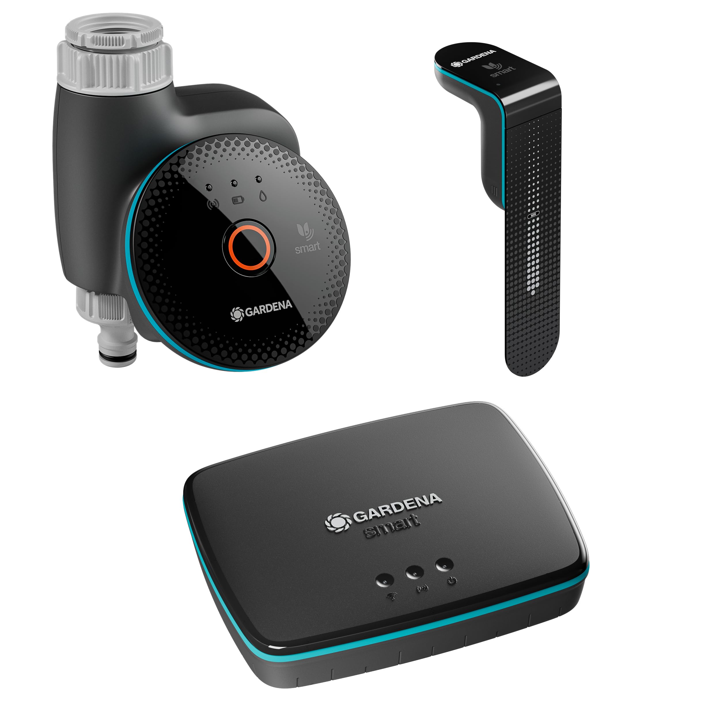 Gardena smart Water Control Bewässerungssteuerung; smart: Datengesteuerte Bewässerung*, Smart Home Integration*, Clevere Bewässerung, Hochwertige Ventiltechnik, Frostwarnung* (19033-20)
