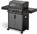 Enders® Gasgrill HYDE 4 SIKR Turbo, 4 Brenner aus Edelstahl für kraftvolles direktes und indirektes Grillen, 800 °C TURBO ZONE™, SWITCH GRID™, Infarot-Backburner und Seitenkocher, #8041