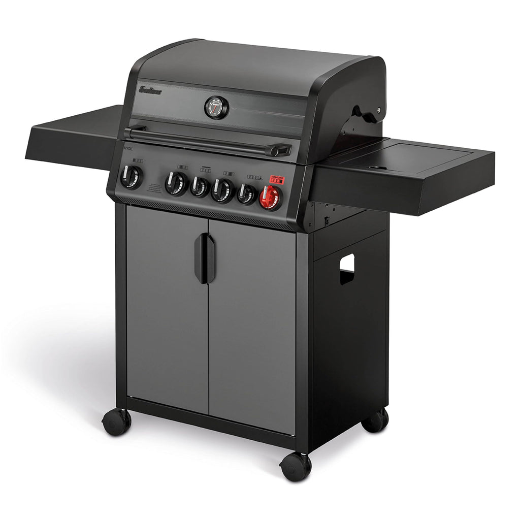 Enders® Gasgrill HYDE 3 SIKR Turbo, 3 Brenner aus Edelstahl für kraftvolles direktes und indirektes Grillen, 800 °C TURBO ZONE™, SWITCH GRID™, Infarot-Backburner und Seitenkocher, #8040