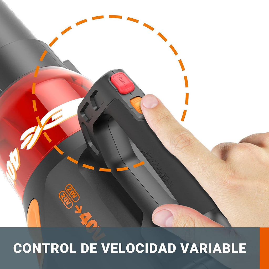 WORX WG584E.9 Akku Laubbläser 40V, ohne Akku & Ladegerät