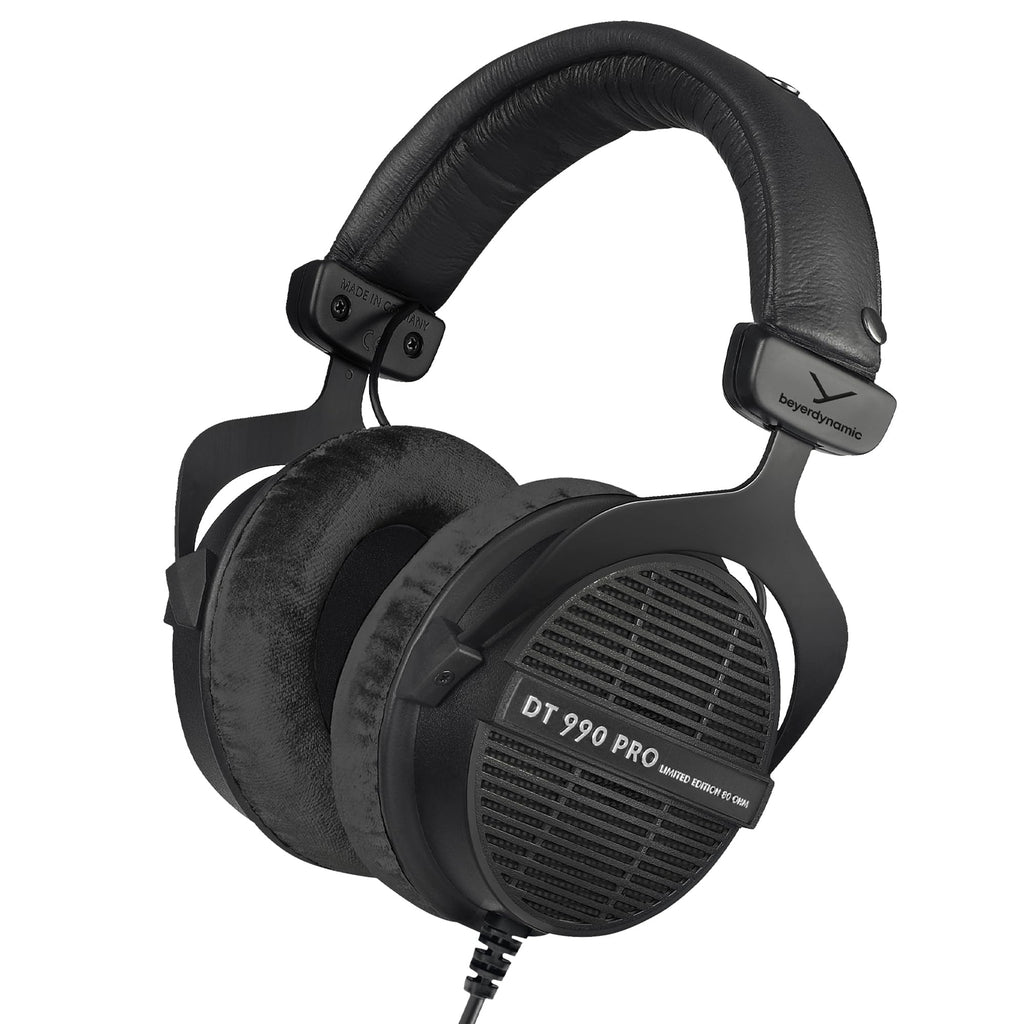 beyerdynamic DT 990 PRO Single Sided Wired On-Ear Studio Headphones for Mixing, Mastering and Editing, 80 Ohm. Handmade in Germany