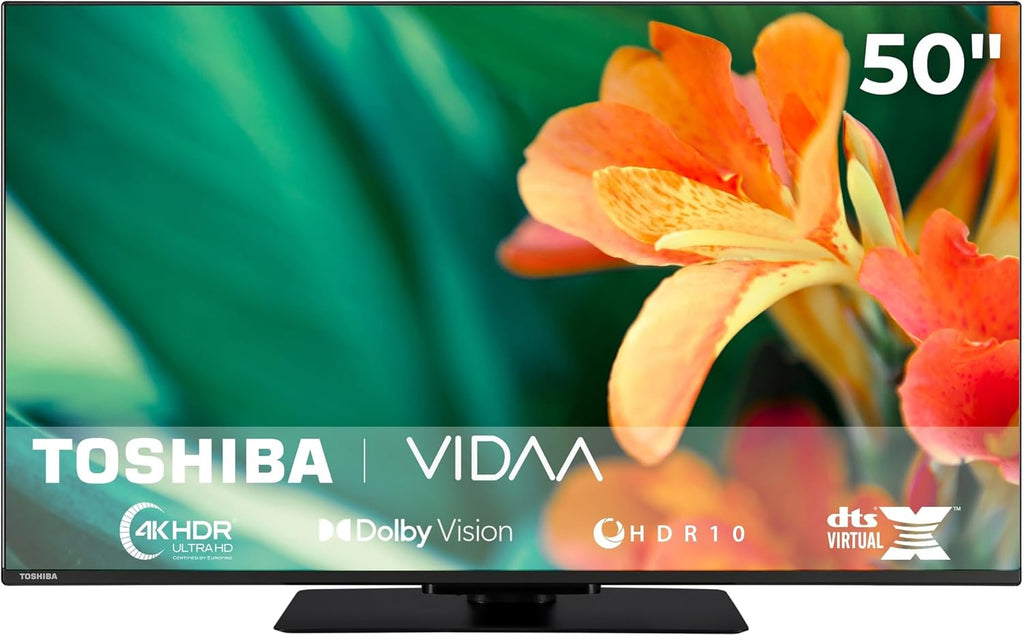 Toshiba 50UV3463DA Fernseher 50 Zoll VIDAA Smart TV mit 4K UHD Auflösung