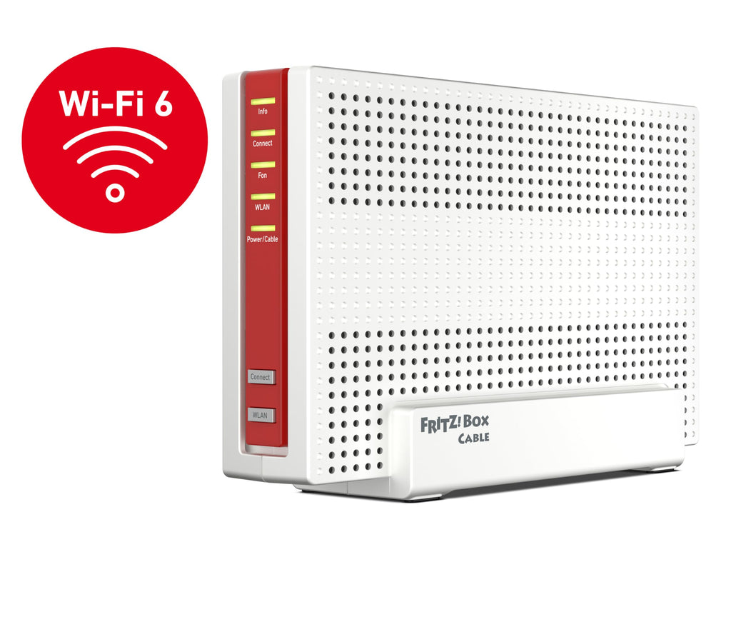 FRITZ!Box 6690 Cable – Wi-Fi 6 Kabelrouter mit DOCSIS 3.1, DECT & USB 3.0o