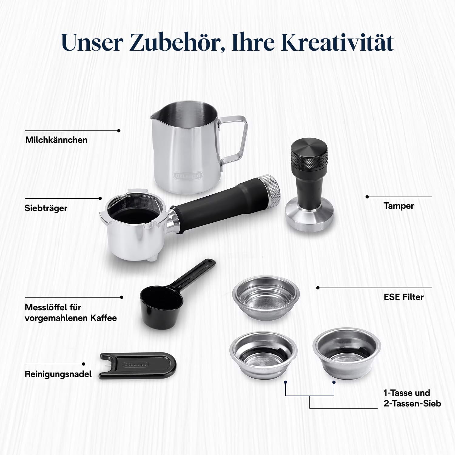 De'Longhi Dedica Duo - Manuelle Espressomaschine mit Cold Brew Grün