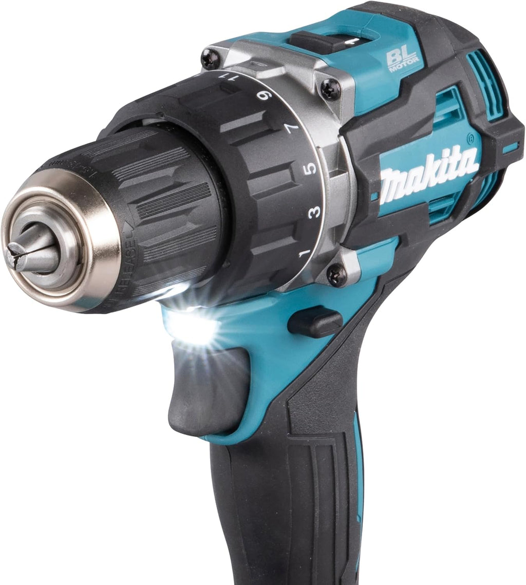 Makita DF002GA202 Akku-Bohrschrauber 40V max. / 2,0 Ah, 2 Akkus + Ladegerät im MAKPAC, Petrol