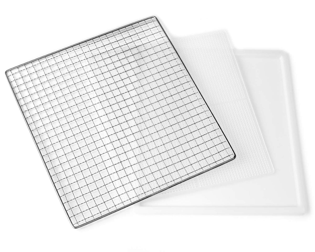 ROMMELSBACHER Dörrautomat DA 1000, XXL-Dörrfläche 1,6 m², inkl. 10 Edelstahl-Dörrtabletts, 2 Dörrgitter, 2 Dörrmatten, LED-Display, 24 Std. Zeitschaltuhr, Temperatur einstellbar (35 °C – 75 °C)o