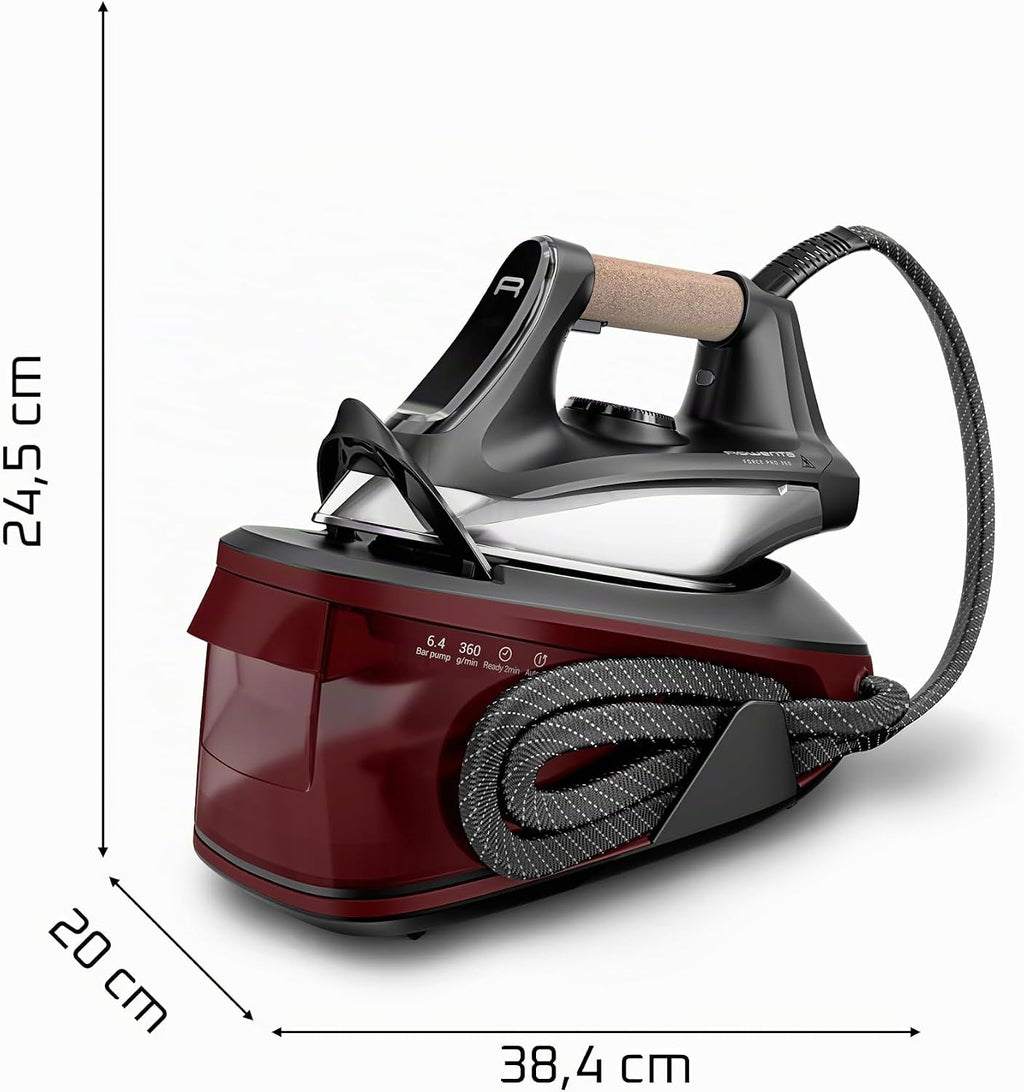 Rowenta Force Pro 350 Dampfbügelstation, 2400 Watt, 6,4 bar, energiesparend