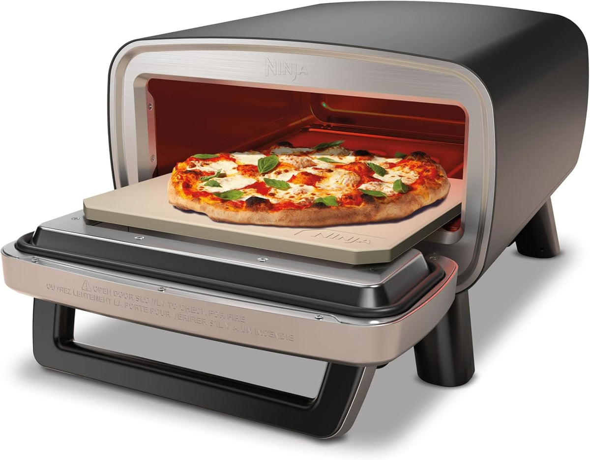 Ninja Artisan Outdoor-Pizzaofen und Heißluftfritteuse, 4 Funktionen: Pizza