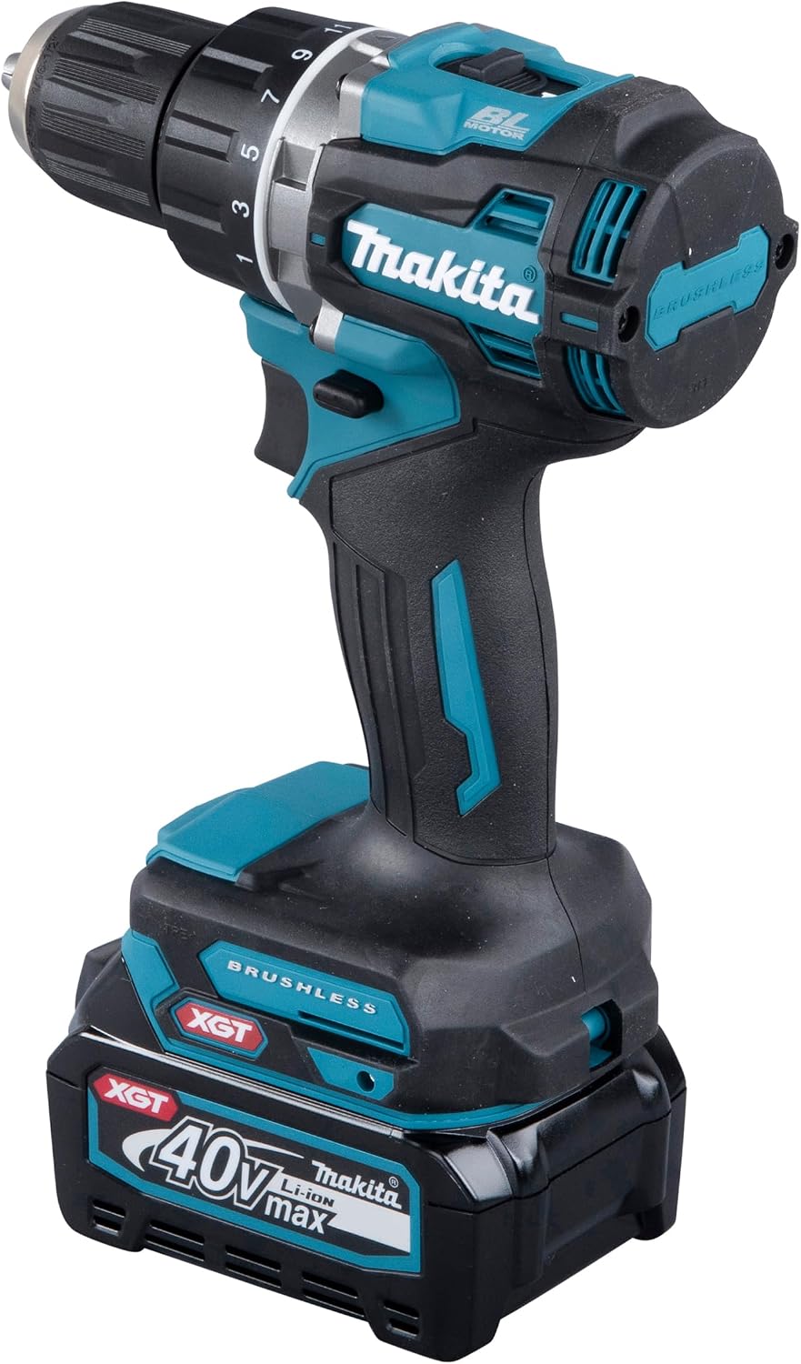 Makita DF002GA202 Akku-Bohrschrauber 40V max. / 2,0 Ah, 2 Akkus + Ladegerät im MAKPAC, Petrol