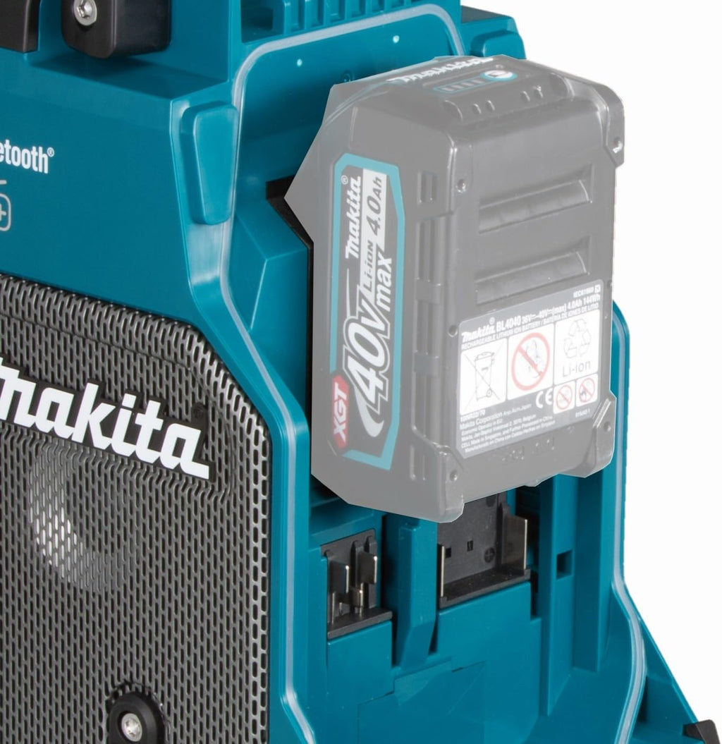 Makita MR007GZ Baustellenradio 18 V, 40 V Max., DAB, DAB+, FM, Bluetooth, Petrol, ohne Akku, ohne Ladegerät