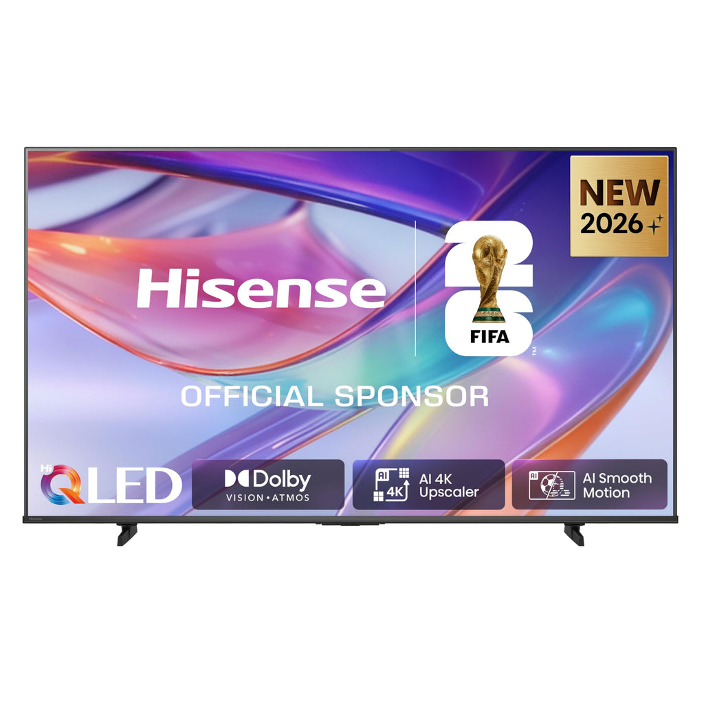 Hisense 43E7DS Fernseher 43 Zoll, 4K UHD QLED, Smart TV, Hi View AI Engine, 60Hz Game Mode Plus, Dolby Vision IQ, QLED Colour, Filmmaker, Smooth Motion, Airplay, Sprachsteuerung, 2026