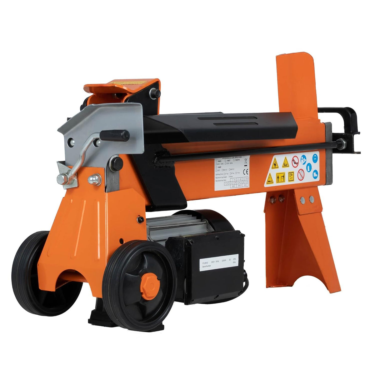 Forest Master FM8 Elektrischer Holzspalter, 5 Tonnen, strapazierfähig, FM8, für harte und gewürzte Hölzer