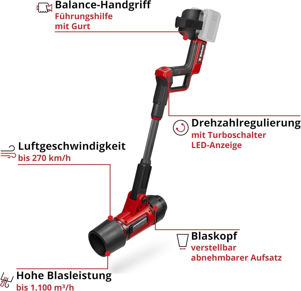 Einhell Professional Akku-Laubbläser GP-LB 36/270 Li E BL-Solo