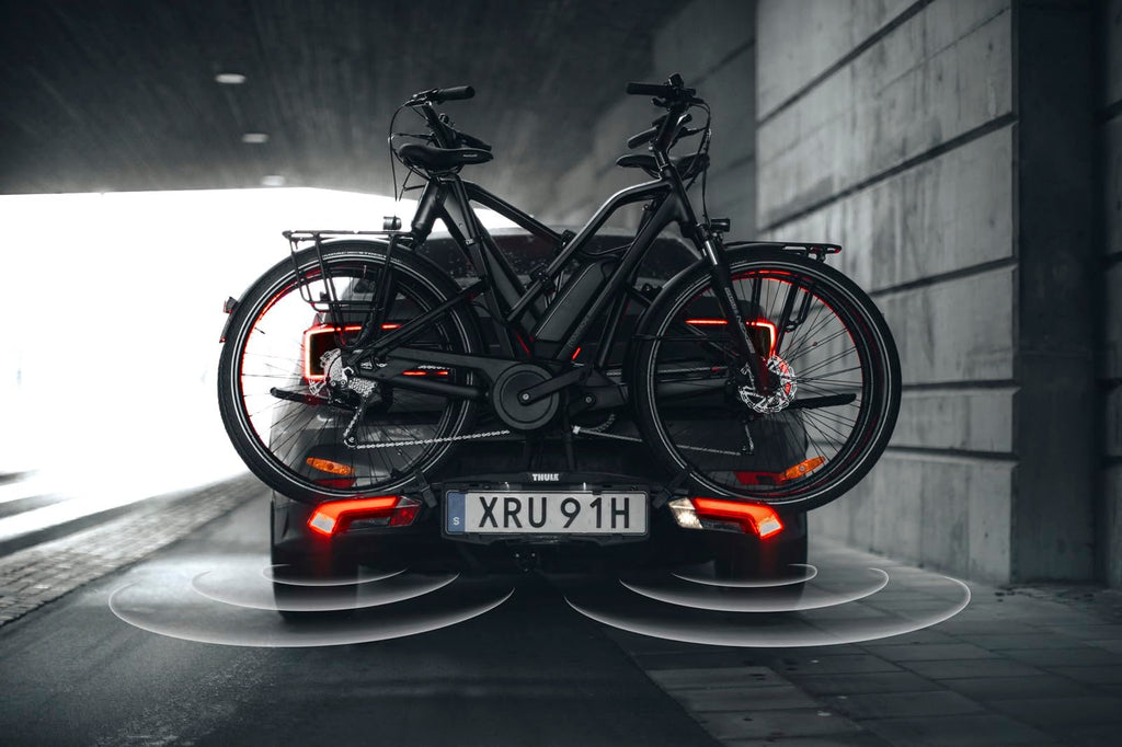 Thule Epos Fahrradträger für Anhängerkupplung 3 Fahrräder, Black