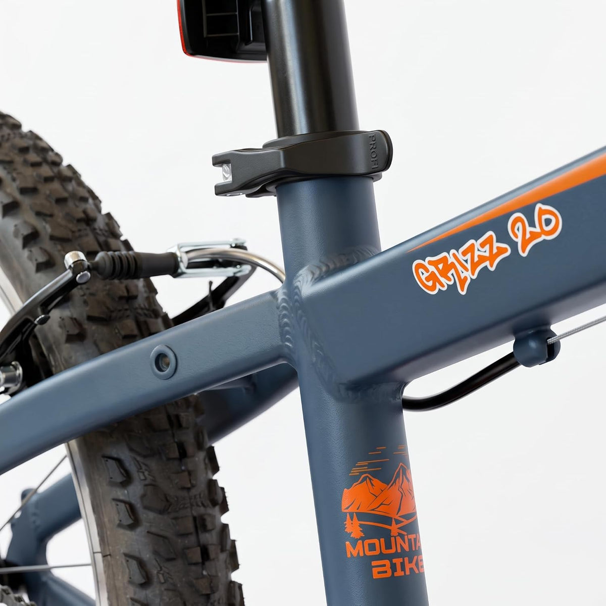 Grizz 20 Zoll Mountainbike - Leichter Aluminiumrahmen - 7-Gang Shimano