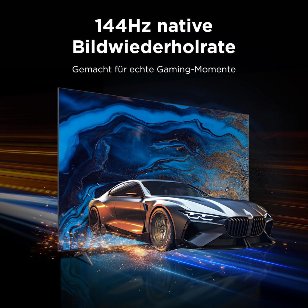 TCL 65T8D QD-Mini LED 65 Zoll Fernseher, 4K Smart TV, Google TV, 144 Hz