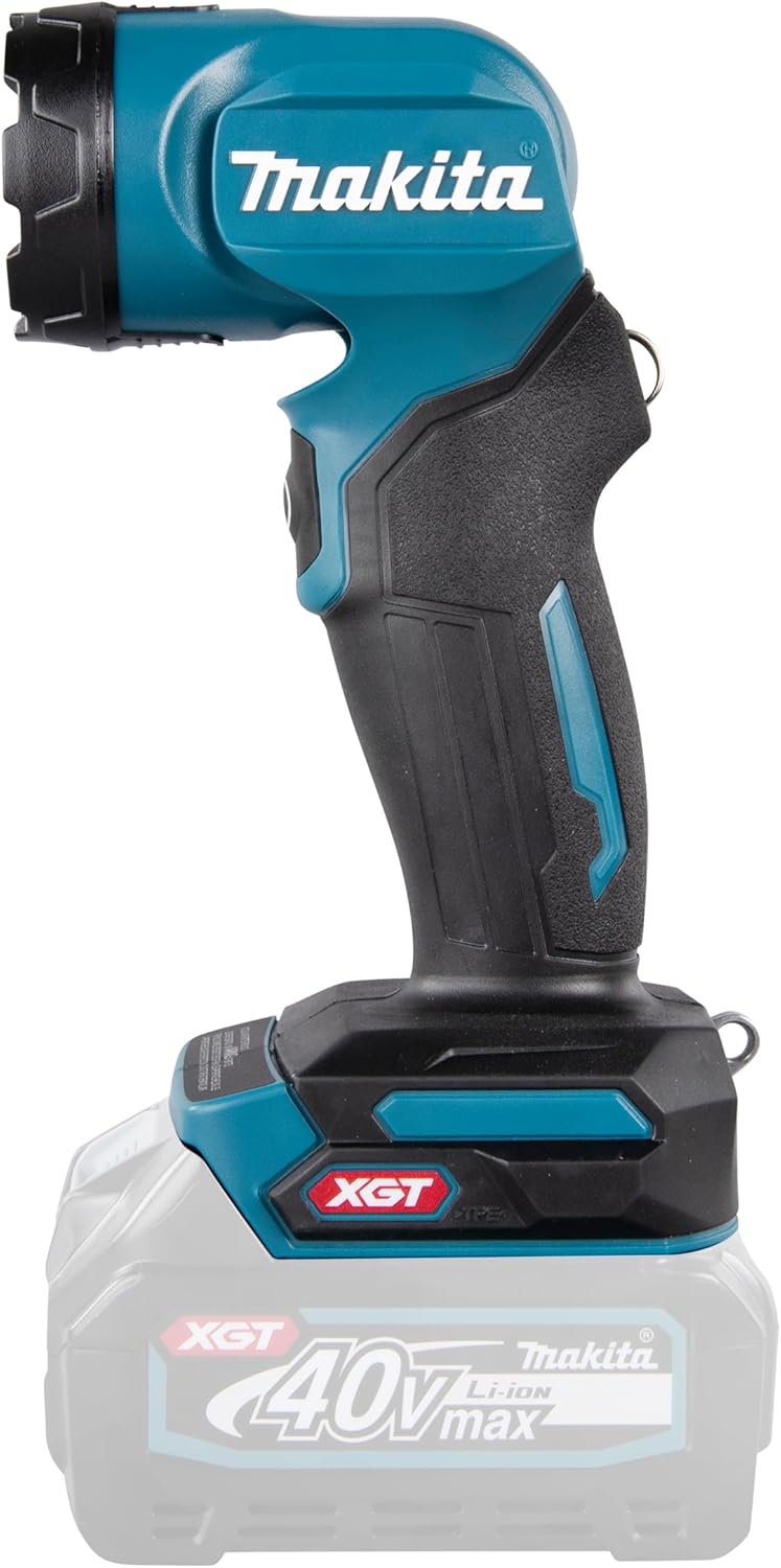 Makita ML001G LED-Akku-Handleuchte 40V max. (ohne Akku & Ladegerät), 160 Lumen, Leuchtkopf um 170° schwenkbar