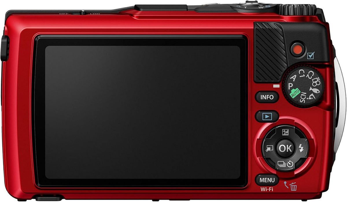 OM SYSTEM Tough TG-7 Outdoor Camera Waterproof & Shockproof F2.0 Red