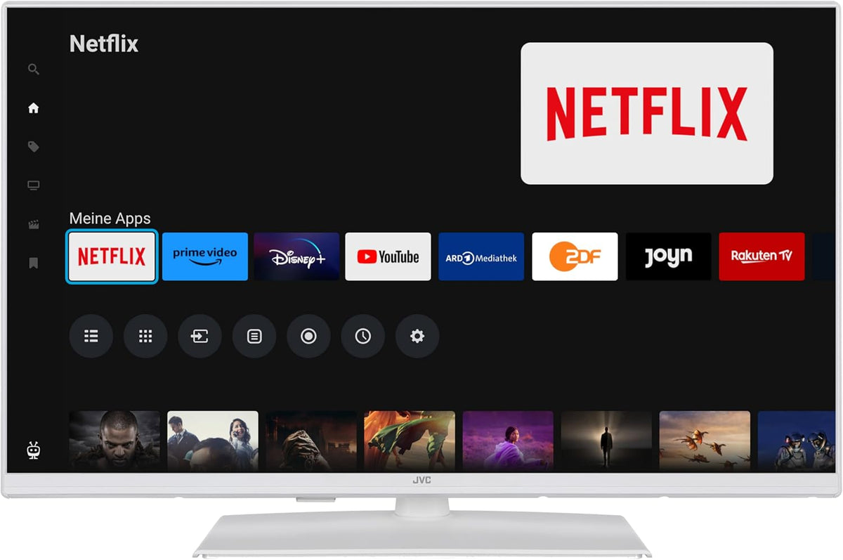 JVC Fernseher 32 Zoll Smart TV powered by TiVo (Full HD, HDR, Triple-Tuner, 6 Monate HD+ inkl.) LT-32VF5355W