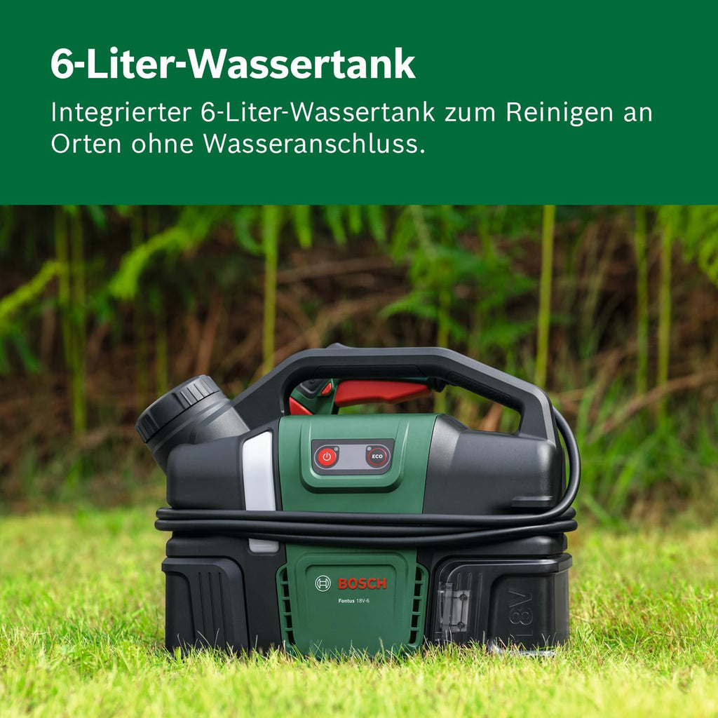 Bosch Akku-Druckreiniger Fontus 18V-6 für Fahrräder