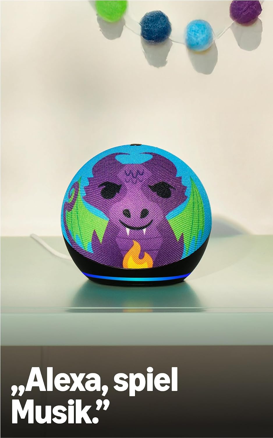 Echo Dot Kids (newest gen) | Wi-Fi and Bluetooth smart speaker with Alexa | With 1 year of Amazon Kids+ content | Stardust
