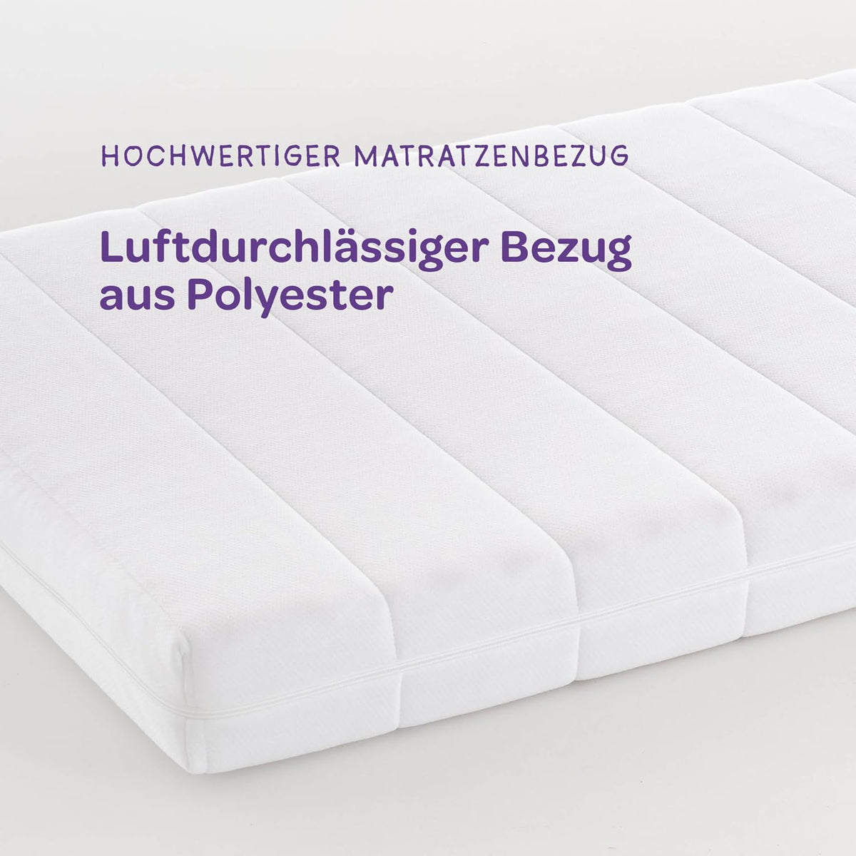 Träumeland Kindermatratze 90x200 cm | Duo Sleep Basic Jugendmatratze - Optimale Härtegrad H1/H2- Oeko-TEX Zertifiziert & allergikerfreundlich Dank waschbarem Bezug (90 x 200 x 12 cm hoch)