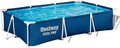 Frame Pool 3,00 x 2,01 x 0,66 m – Rechteckiger Stahlrahmen Pool für den Garten, blau