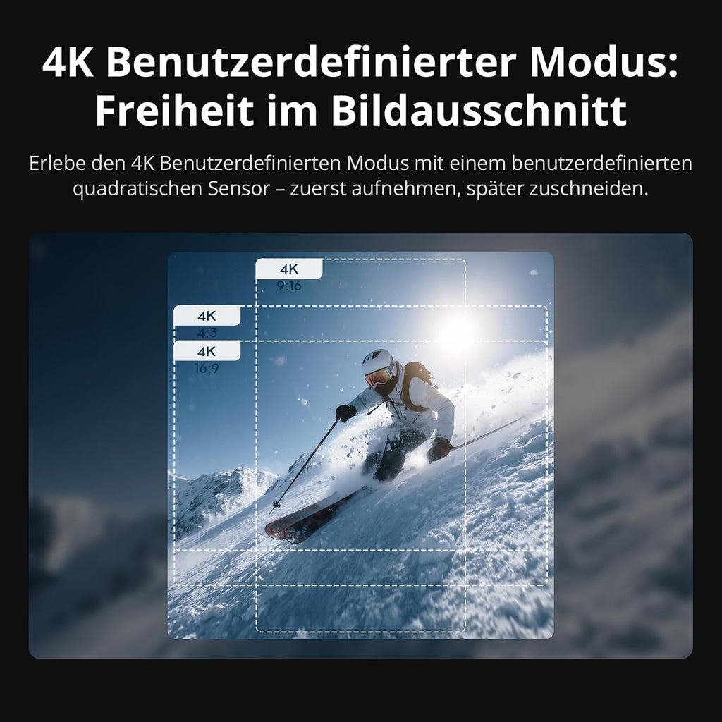 DJI Osmo Action 6 Standard-Combo, 8K-Action-Cam für den täglichen Einsatz