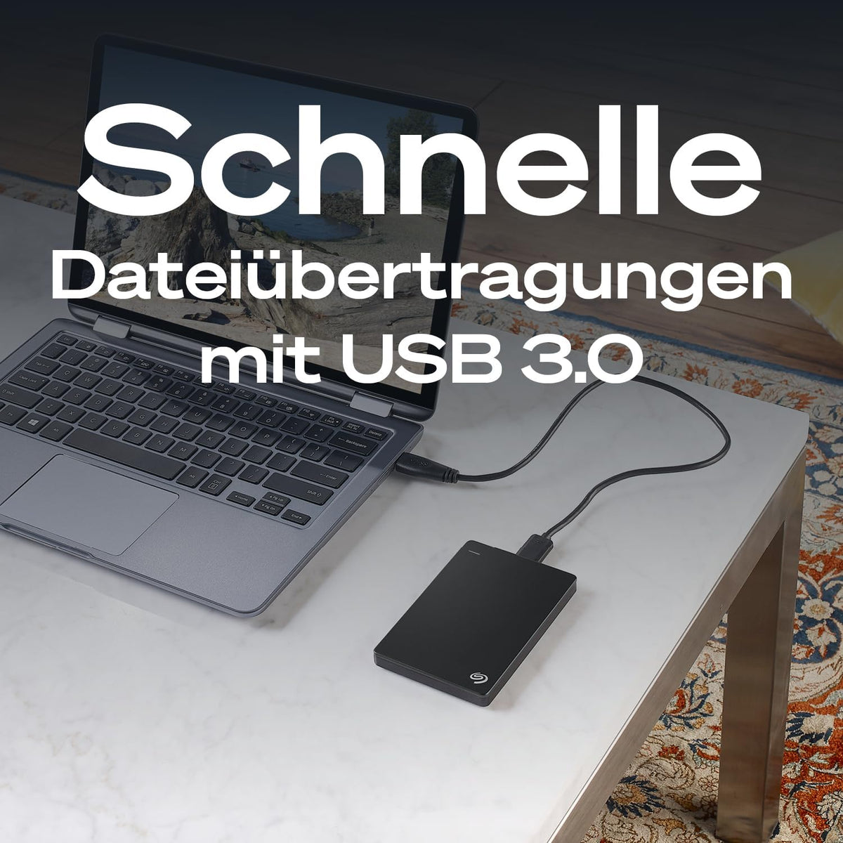 Seagate 2TB Externe Tragbare Festplatte | USB 3.0 (STGX2000400)